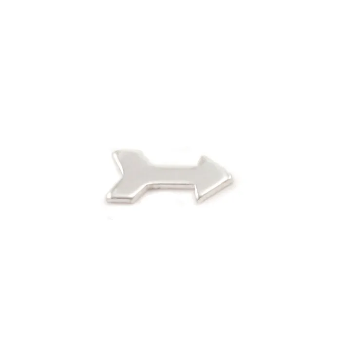Sterling Silver Arrow Solderable Accent 69mm 27 x 3mm 11 24 Gauge Pack of 5 AP Necklaces
