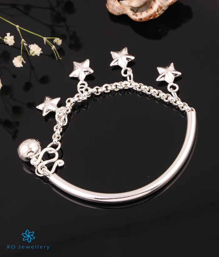 The Shining Stars Silver Kids Bracelet 18 yrs Imported Bracelets