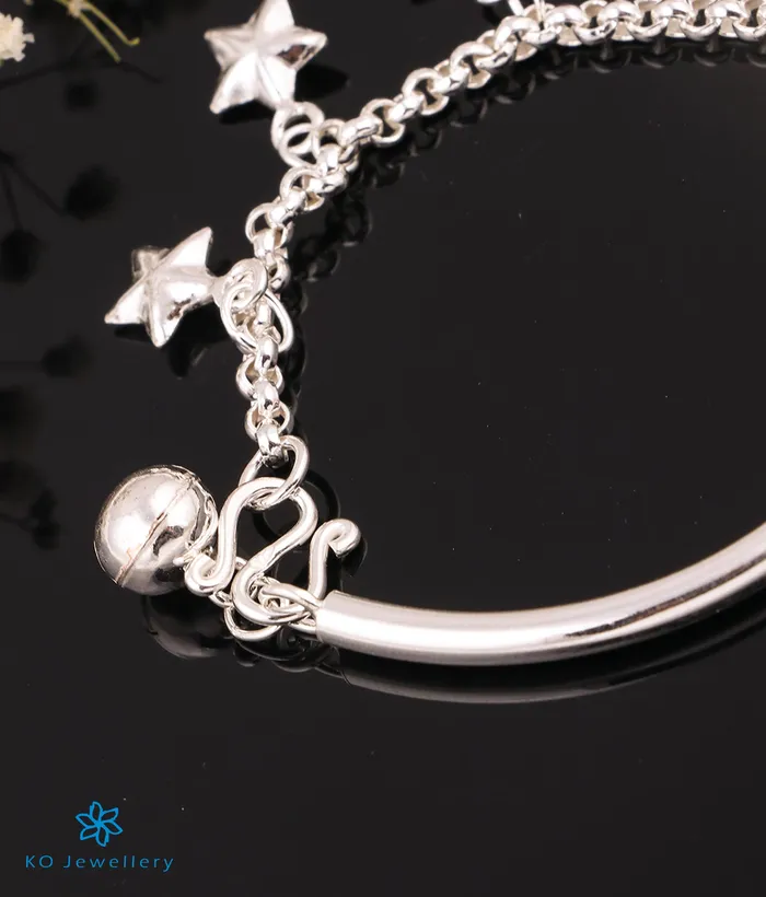 The Shining Stars Silver Kids Bracelet 18 yrs Imported Bracelets
