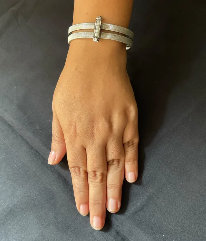 The Stavya Silver Antique Openable BraceletOxidisedSize 24 Silversmith Bracelets