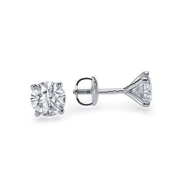 White Gold 14K 250 Carats Natural Earth Mined Diamonds Women Studs Earrings New GB Earrings White Gold 14K 250 Carats Natural Earth Mined Diamonds Women Studs Earrings New GB Earrings